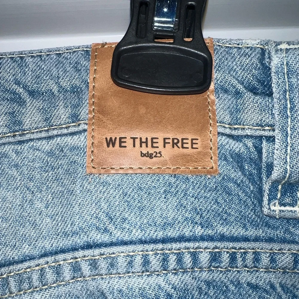 Free People Ollie Jeans, NEW, size 29, We the Free Wide leg distressed - Picture 4 of 8